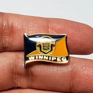 Winnipeg Manitoba Canada Flag Lapel Pin